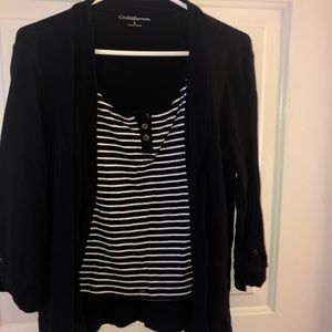 1 piece look Cardigan Size Large